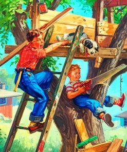 building-a-treehouse-paint-by-number