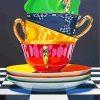 Aesthetic Teacups Paint by numbers