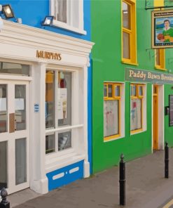 Dingle-town-Ireland-featuring-Murphy’s-ice-cream-store-paint-by-numbers