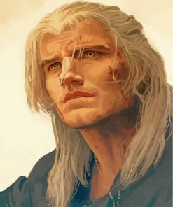 Geralt-paint-by-numbers