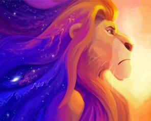 Mufasa Lion King Paint by numbers