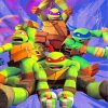 Teenage mutant ninja turtles paint by numbers