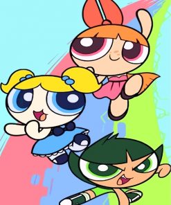 Powerpuff Girls Paint by numbers