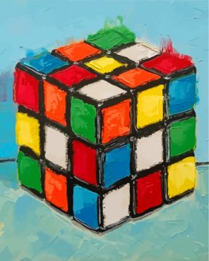 Rubiks Cube Paint by numbers