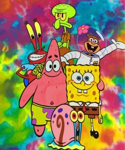 SpongeBob SquarePants Characters paint by numbers