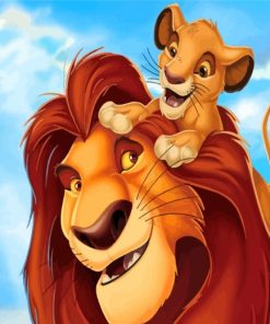The Lion King Paint by numbers