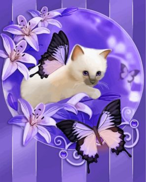 kitten-with-purple-butterflies-paint-by-numbers