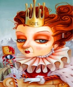 Queen Of Tarts Alice In Wonderland Paint by numbers