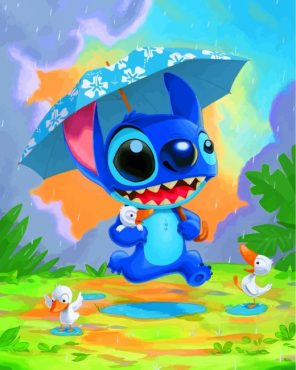 stitch-enjoying-the-rain-paint-by-numbers