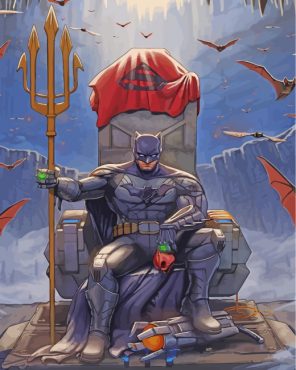 Batman Throne King Paint by numbers