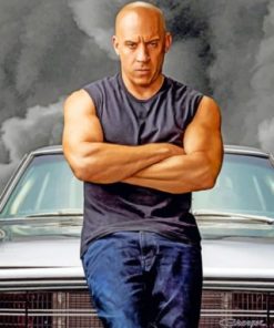 Dominic Toretto Paint by numbers