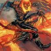 Ghost Rider Marvel Art Paint by numbers