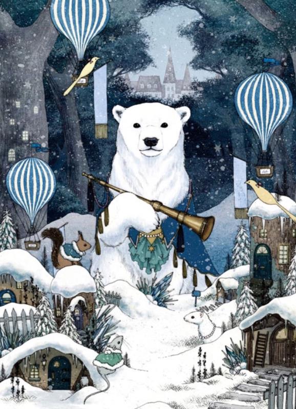 King-Polar-Bear-DIY-Animals-Paint-By-Numbers-PBN-21333