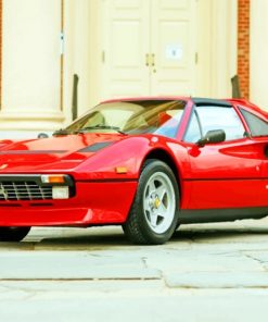 Old-Red-Ferrari-308-paint-by-number