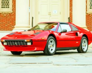 Old-Red-Ferrari-308-paint-by-number
