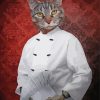 The Chef Cat Paint by numbers