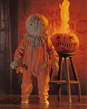 Trick r Treat Horror Movie Paint by numbers
