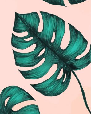 aesthetic-Philodendron-paint-by-numbers