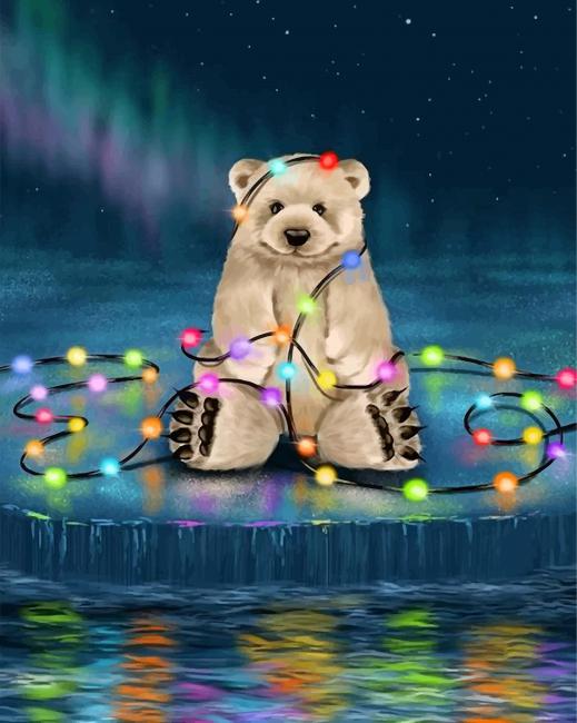 christmas-polar-bear-paint-by-number