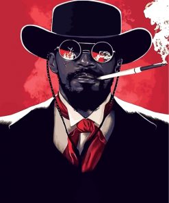 django-unchained-paint-by-numbers