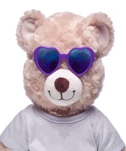Teddy Bear With Sunglasses Paint by numbers