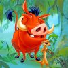 Timon And Pumbaa Paint by numbers