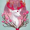 white-stag-paint-by-numbers