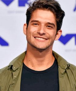 Actor Tyler Posey paint by numbers