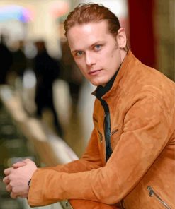 Actor Sam Heughan Paint by number