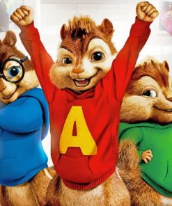 Alvin And The Chipmunks Animation paint by numbers