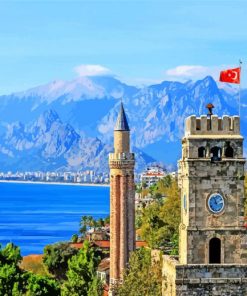 Antalya City paint by number