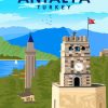 Antalya Turkey Poster paint by numbers