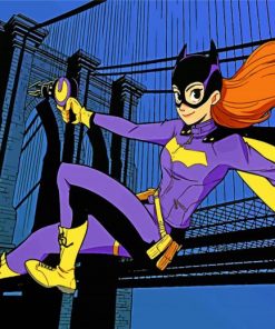 Batgirl Superhero Paint by numbers