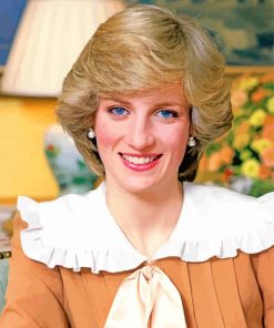 Beautiful Princess Diana paint by number