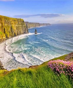 Cliffs of Moher paint by number