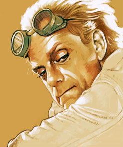 Doctor-Emmett-Brown-paint-by-number