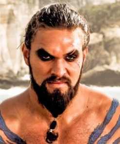 Dothraki Leader Drogo Game Of Thrones paint by numbers