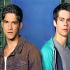 Dylan Obrien And Tyler Posey paint by number