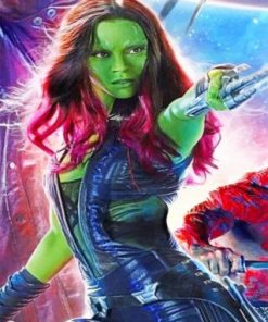 Gamora paint by numbers