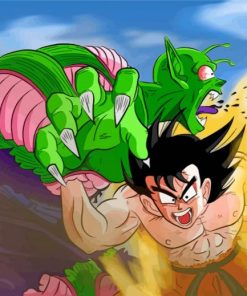 Goku And Piccolo paint by numbers