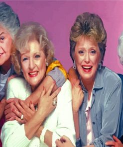 Golden girls sitcom paint by number
