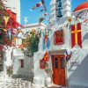 Mykonos Greece paint by numbers