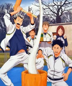 Haikyu Anime Volleyball paint by number