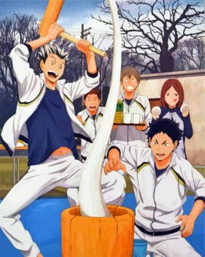 Haikyu Anime Volleyball paint by number