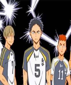 Haikyu Players paint by number