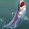 Megalodon shark paint by numbers