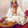 Moroccan Amazigh Woman paint by number