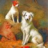 Nany And Spot Charles Burton paint by number