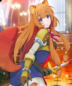 Raphtalia The Rising of the shield hero paint by number