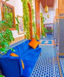 Riad fez paint by number